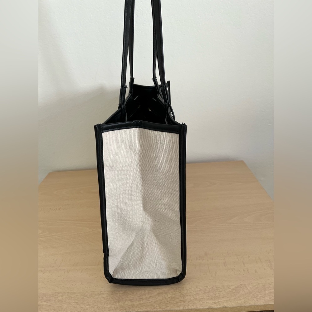 LIMITED EDITION Coated Canvas Shopping Tote BNWOT - Picture 6 of 11